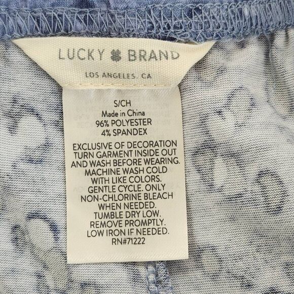 Lucky Brand Leopard Print Lounge Shorts Size Small Animal Print Knit Shorts - Picture 5 of 6